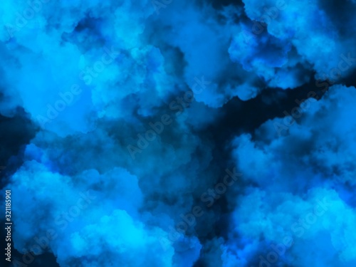 sky with blue clouds background