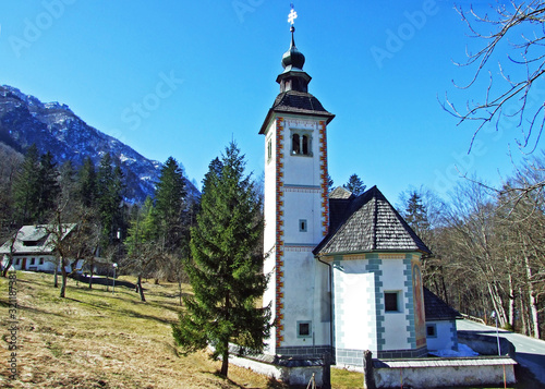 The Church of the Holy Spirit, Triglav National Park (Cerkev sv. Duha, Triglavski narodni park) - Ribcev Laz, Slovenia photo