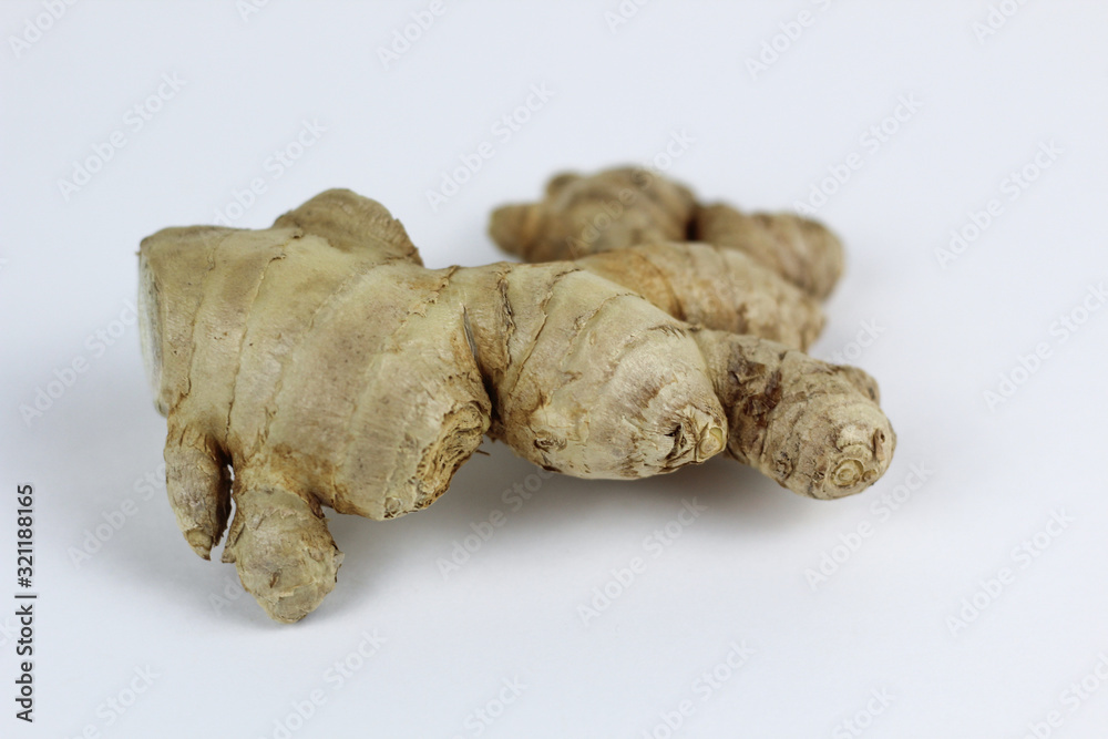 ginger root isolated on a white background