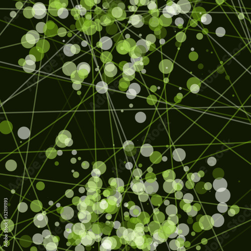 Colorful Lines Random Distribution Computational Generative Art background illustration
