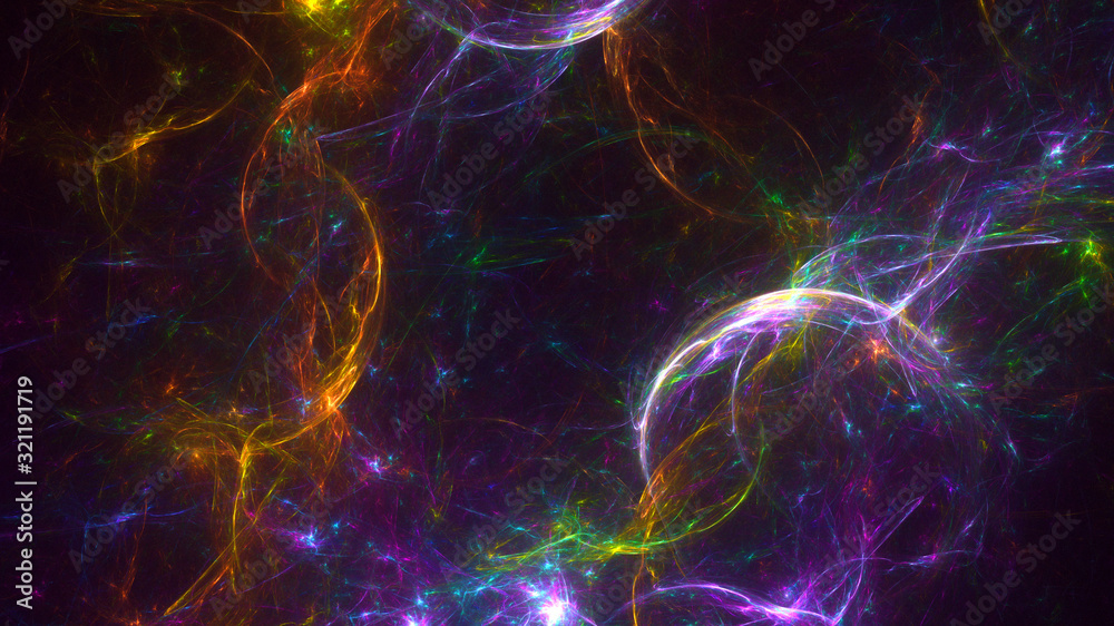 Fractal 3D rendering abstract and shiny background Fractal 3D rendering abstract and shiny background