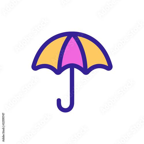 Bad weather icon vector. Thin line sign. Isolated contour symbol illustration