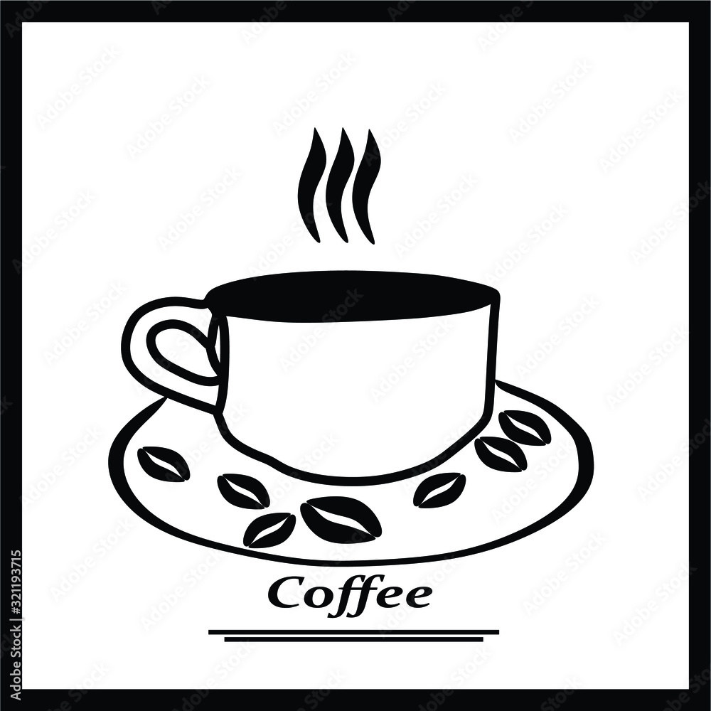 Coffee line icon graphic design concept. Elements that can be edited, can be used as types of logos, icons, templates on the web and print. Coffee line icon graphic design concept. Elements that can be edited, can be used as types of logos, icons, templates on the web and print.
