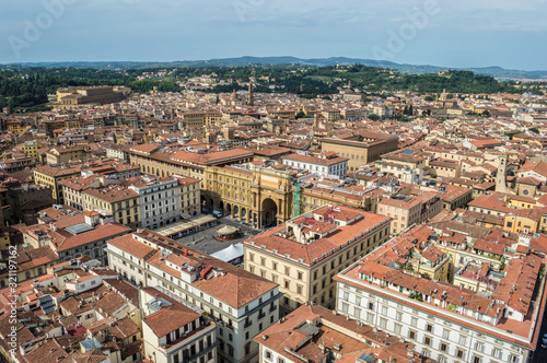 Florence cityscape at a bright sunny day. © HaniSantosa