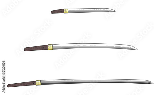 日本刀・katana　ハバキ付き