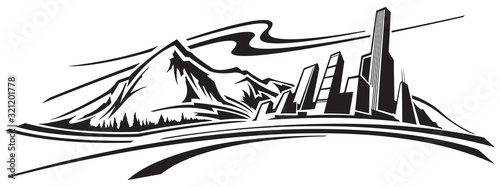 Cityscape Denver Colorado