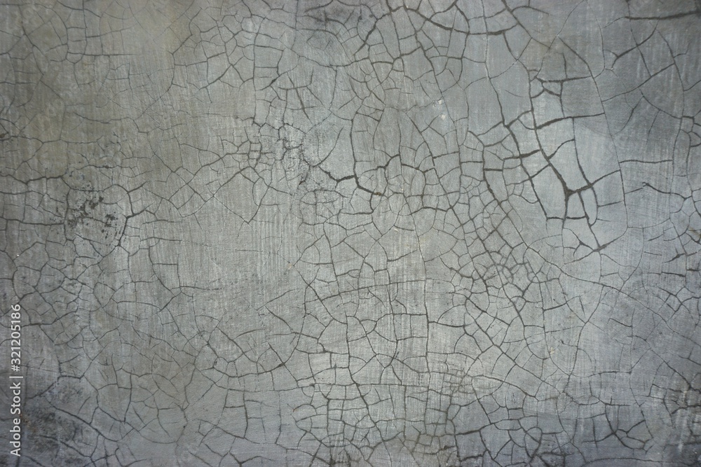 Ancient dirty cracked plaster wall