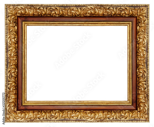 Vintage golden square frame
