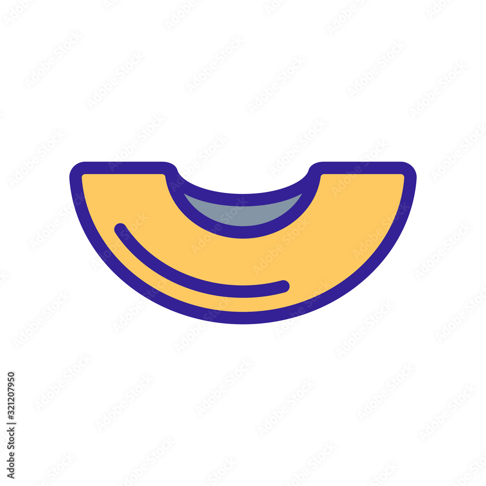 Peach icon vector. Thin line sign. Isolated contour symbol illustration Peach icon vector. Thin line sign. Isolated contour symbol illustration