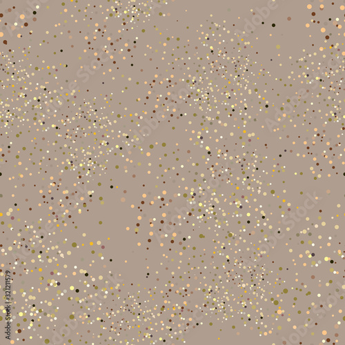 Cute summer beach seamless pattern with beautiful sand. Sandy background.Backdrop for website, beach bags, fabric.Vector flat illustration