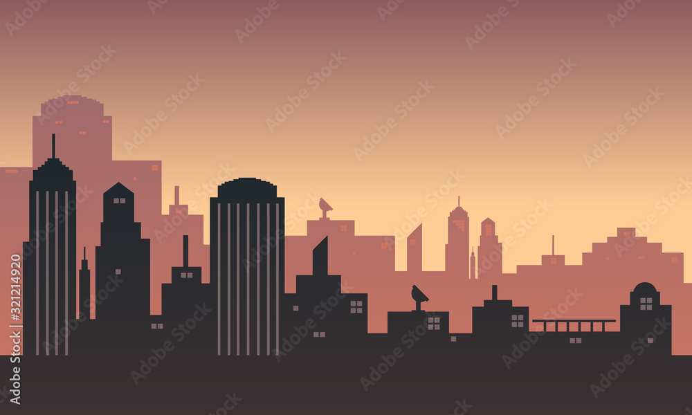 The atmosphere in the morning afternoon in an urban The atmosphere in the morning afternoon in an urban
