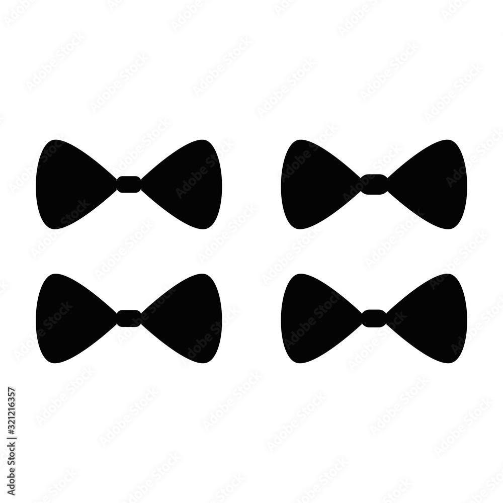 tie and bow tie icon design vector logo template EPS 10 tie and bow tie icon design vector logo template EPS 10