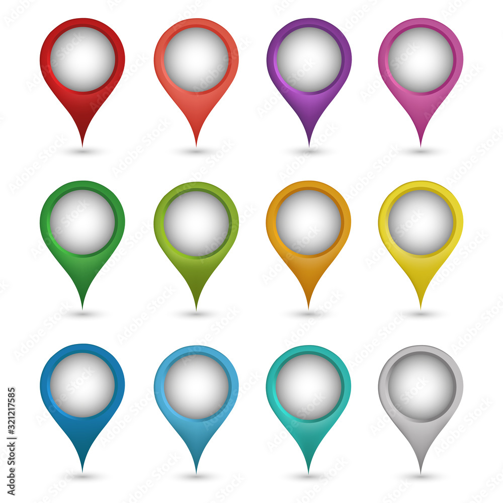 Vector map pointer Vector map pointer