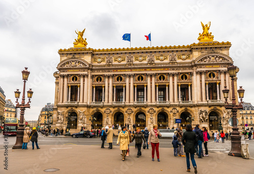 Fotografie Opéra Garnier place de l'Opéra in Paris in France