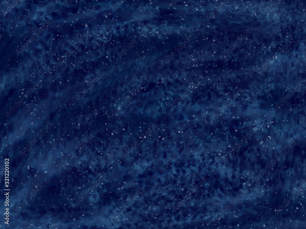 Fototapeta premium Fond ciel bleu nuit espace