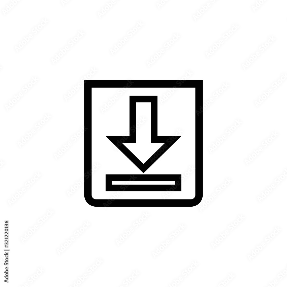 download icon design vector logo template EPS 10