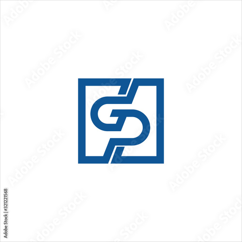 initial letter gp or pg logo vector designs