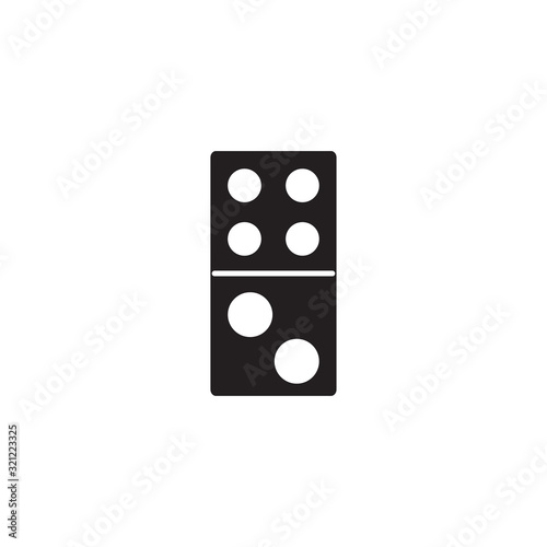 dominoes icon design vector logo template EPS 10
