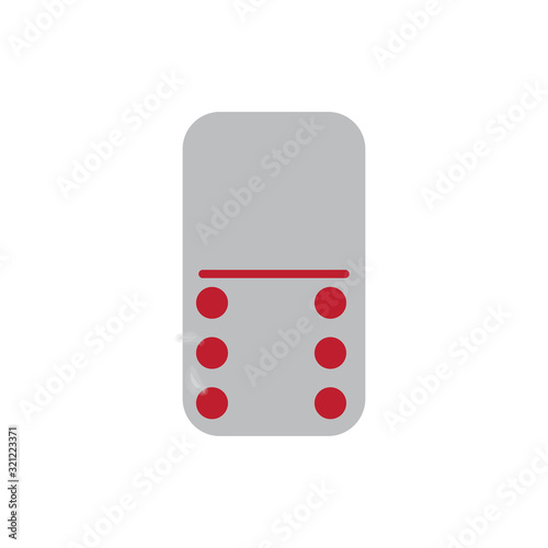 dominoes icon design vector logo template EPS 10