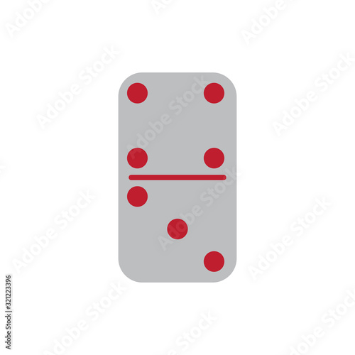 dominoes icon design vector logo template EPS 10