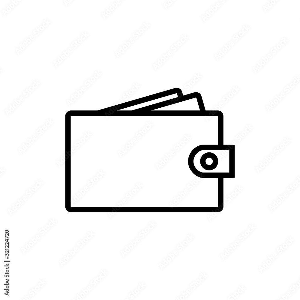 wallet icon design vector logo template EPS 10 wallet icon design vector logo template EPS 10