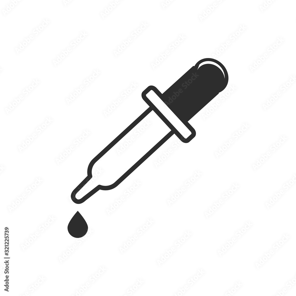 dropper icon vector design logo template EPS 10 dropper icon vector design logo template EPS 10