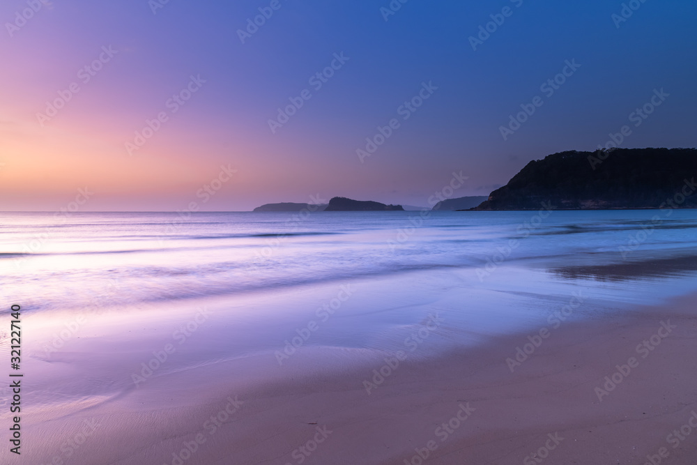 Hot Summer Dawn Seascape