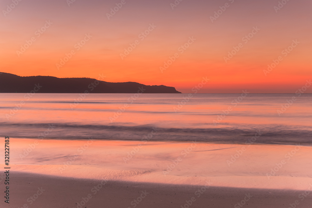 Hot Summer Dawn Seascape