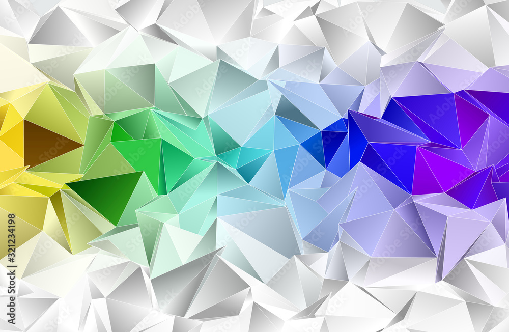 Obraz premium Abstract Low-Poly background. triangulated texture. Design 3d. Polygonal geometrical pattern. Triangular modern style