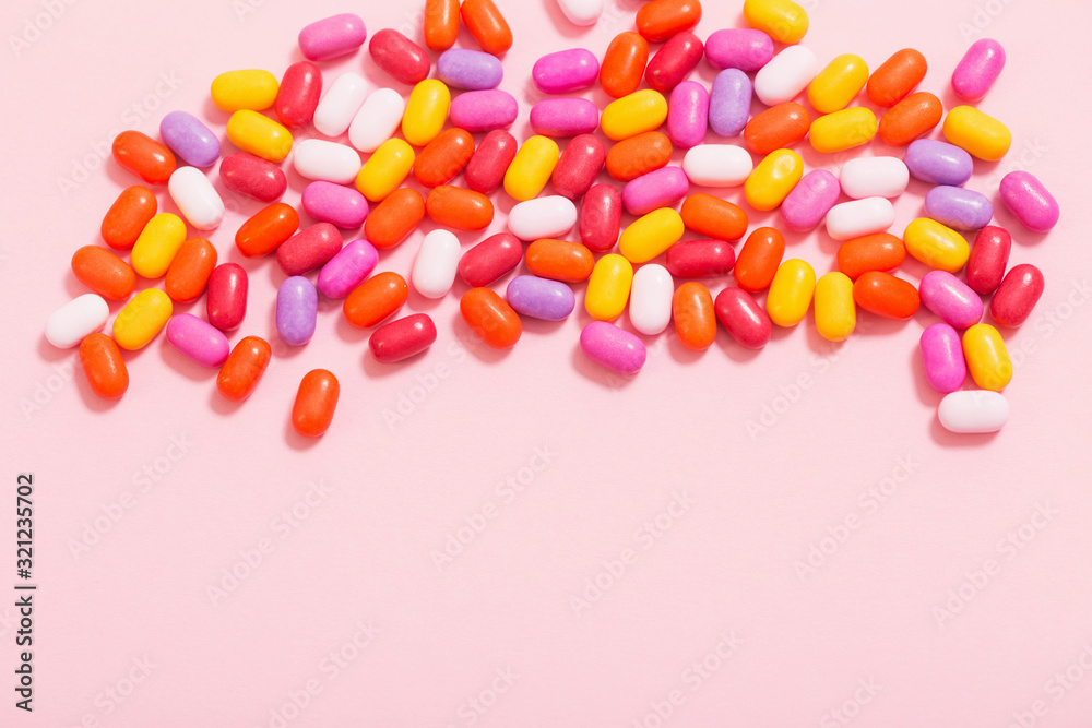 background of multi-colored small sweets background of multi-colored small sweets