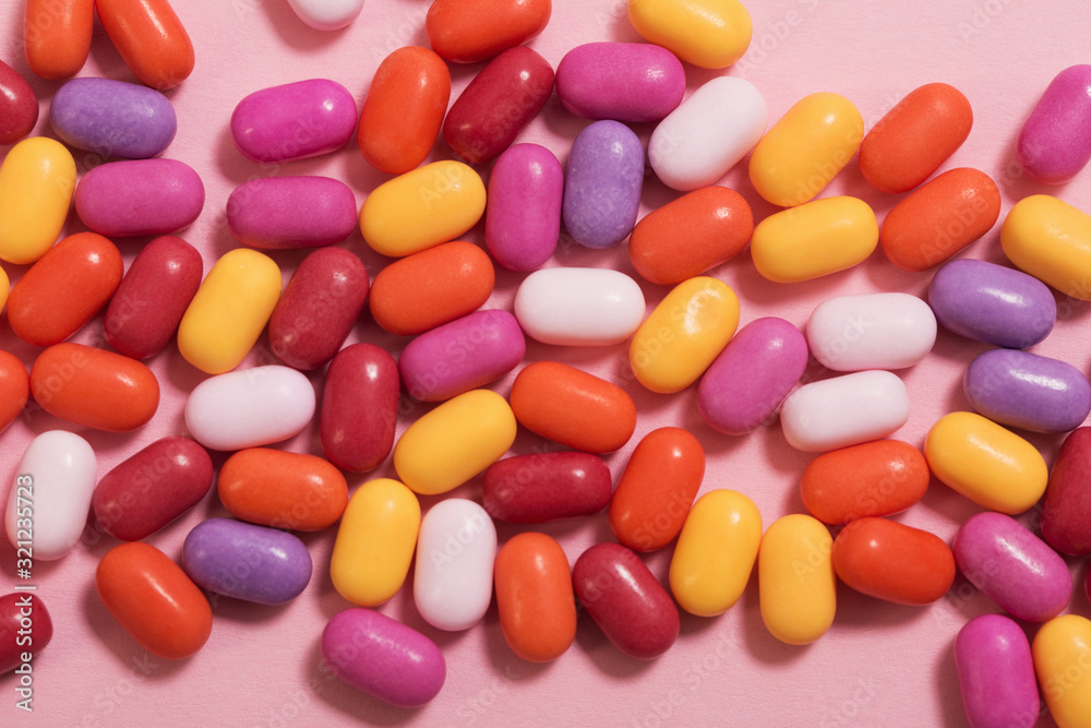 background of multi-colored small sweets background of multi-colored small sweets