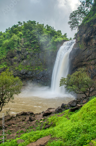 Dabhosa Waterfall, Jawhar, Thane, Maharashtra, India. One of the highest waterfalls situated near Mumbai
