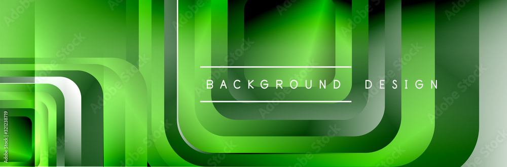 Round squares shapes composition geometric abstract background. Vector Illustration Round squares shapes composition geometric abstract background. Vector Illustration