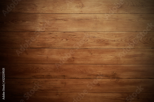 Fototapeta Naklejka Na Ścianę i Meble -  Brown wood board texture background