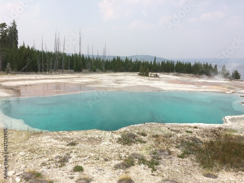 Abyss pool, West Thumb Geyser Basin, Yellowstone National Park