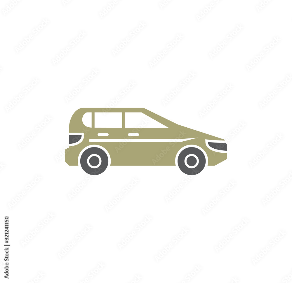 Car related icon on background for graphic and web design. Creative illustration concept symbol for web or mobile app