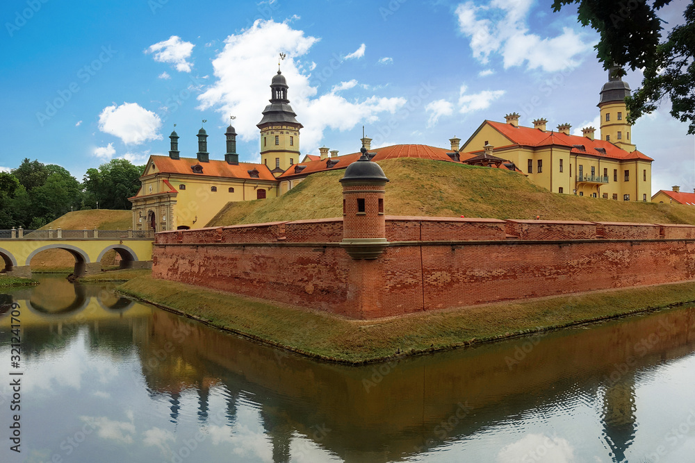Nesvizh Castle in the Republic of Belarus