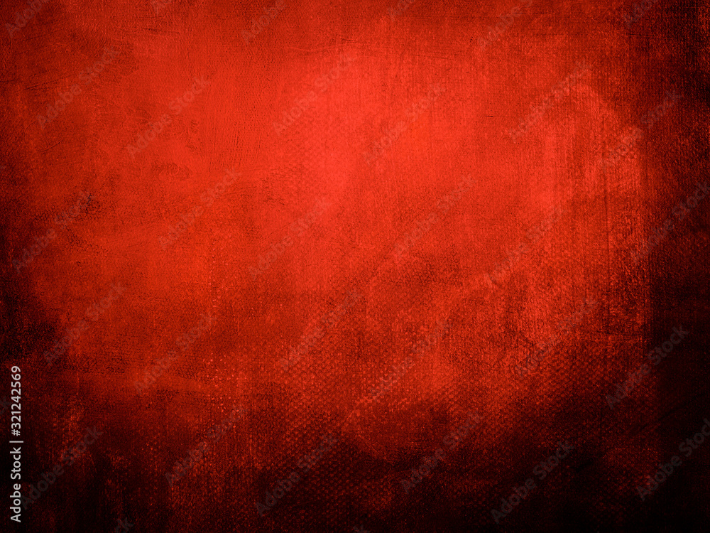 Fototapeta premium red canvas background or texture texture