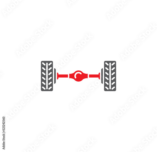 Car tuning related icon on background for graphic and web design. Creative illustration concept symbol for web or mobile app.