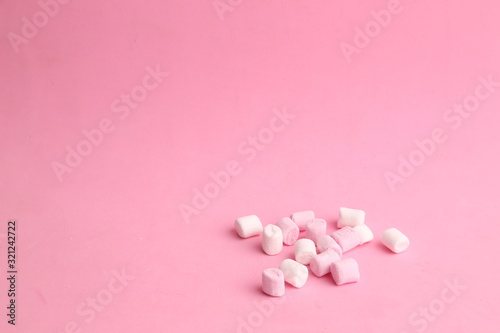 delicious pink and white marshmallows