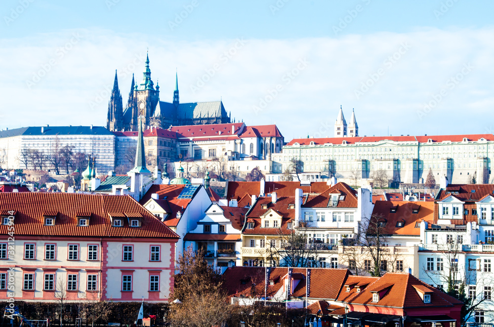 prague, city, architecture, czech, europe, old, castle, church, town, view, panorama, cathedral, cityscape, tower, praha, travel, republic, building, roof, landmark, river, czech republic, bohemia, to