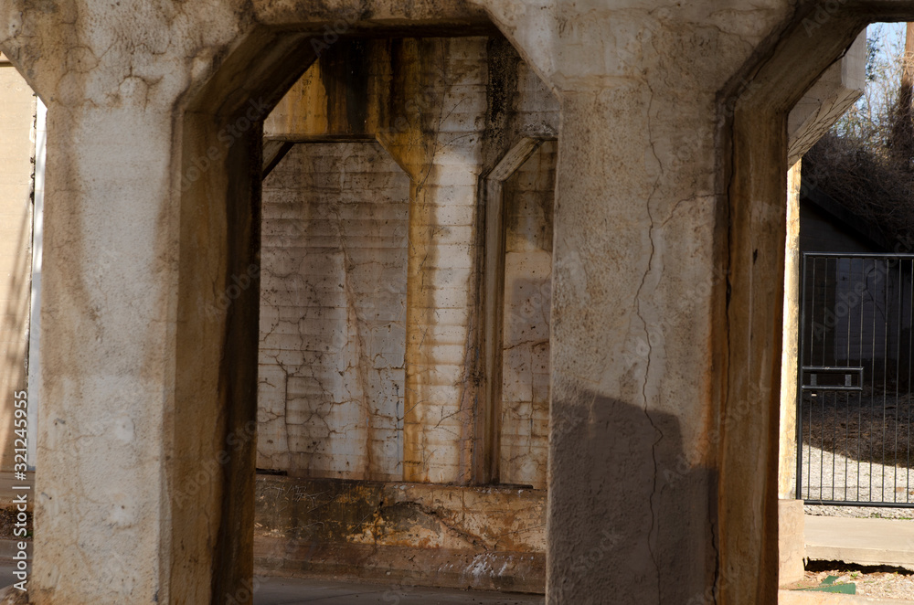 Fototapeta premium old concrete structure