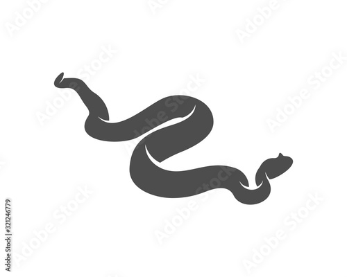 Viper snake logo design vector, Animal graphic, Snake design Template illustration
