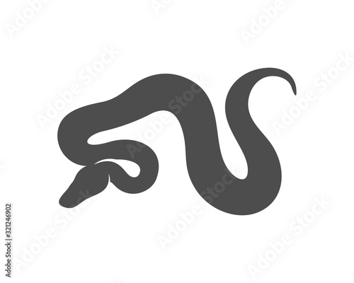 Python snake logo vector, Animal graphic, Snake design Template illustration