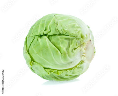 cabbage on white background © Poramet