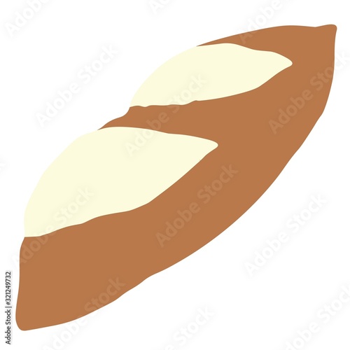 french bread without outline