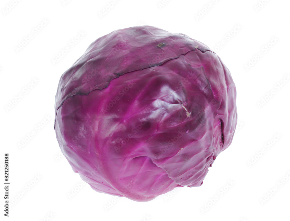 red cabbage isolated on white red cabbage isolated on white