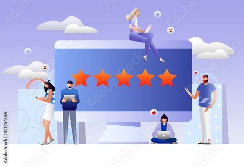 people leave online reviews about purchased products through the Internet