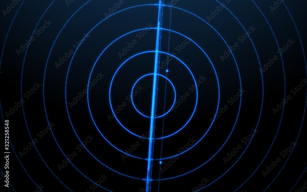 Blue ripple lines background.Technology Network light concept Blue ripple lines background.Technology Network light concept