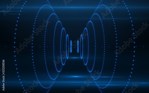Abstract technology lines background.Digital network lines design
